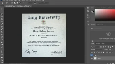 Droy University Master PSD Template