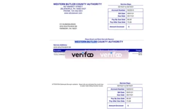WESTERN BUTLER Paystub Template
