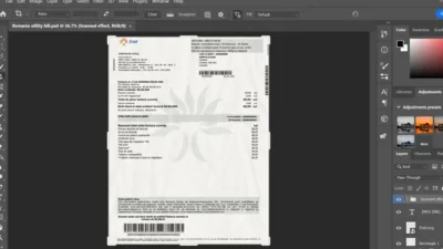 Romania Enel Bill Template