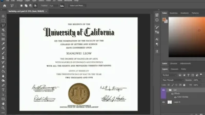 UCSF University Certificate PSD Template