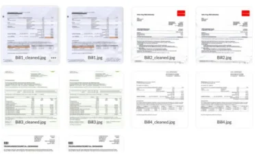 Package of Fake Austrian invoice And Bill