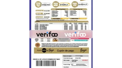 Colombia Tuya S.A. Credit Card Statement Template in Word and PDF Format