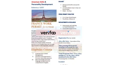 France Work Permit Template – A Customizable Guide in PDF and Word Format