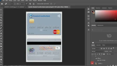 Lesotho Standard Bank Mastercard Templates In PSD Format