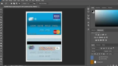 Fiji BRED Bank MasterCard Credit Card Template