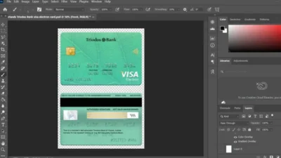 Netherlands Triodos Bank Visa Electron Card PSD Template