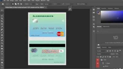 Finland Bank Of Aland Mastercard Credit Card Templates In PSD Format