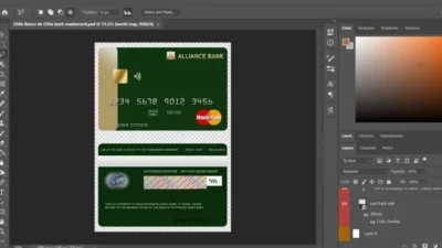Austria Alliance Bank MasterCard PSD Template
