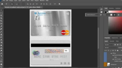 Tanzania AccessBank mastercard PSD Template