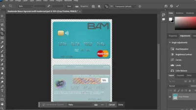 Guatemala Banco Agromercantil visa card PSD Templates
