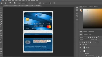 Laos Joint Development Bank (JDB) MasterCard PSD Template