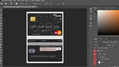 Czech Air Bank MasterCard Templates PSD Template