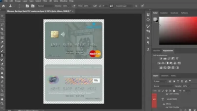 Monaco Barclays Bank PLC Bank MasterCard PSD Template