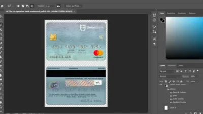 Liechtenstein Union Bank MasterCard PSD Template