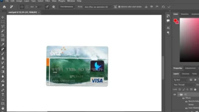 Newzealand Bnz Classic Credit Card PSD Template