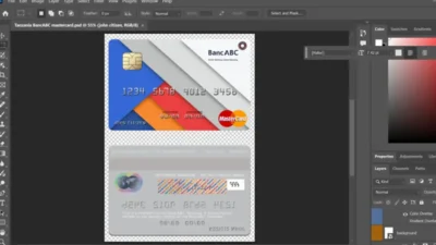 Tanzania BancABC mastercard PSD Template