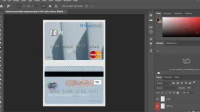 Liberia Access Bank MasterCard PSD Template