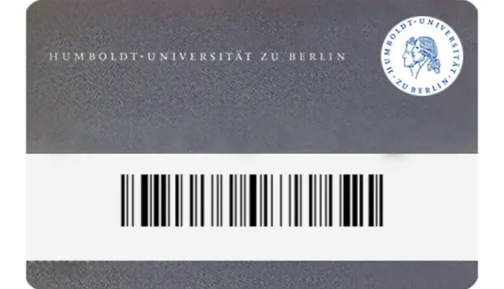 Humboldt University of Berlin Student ID Card PSD Template