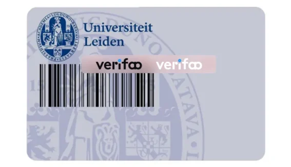 Leiden Student ID Card PSD Template